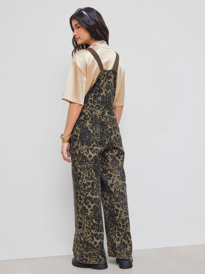 Savage Chic Wide-Leg Overalls