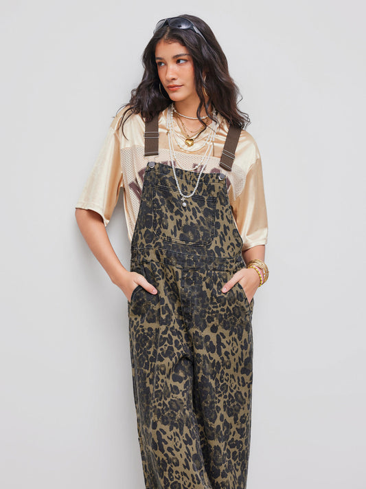 Savage Chic Wide-Leg Overalls