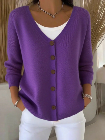 VelvetAura Cozy Cardigan